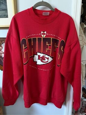 Kansas City Chiefs Vintage Crewneck Sweatshirt